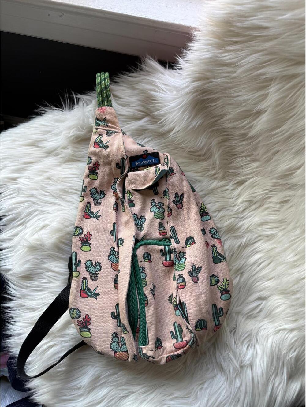 KAVU Sling Bag with Cactus Print